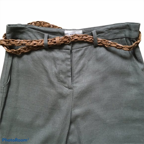 HAVE Women's Capri Olive Green Pants NWOT Sz S - Picture 5 of 7